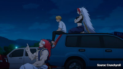 Left and Right Daemons telling Yuru about Asa blood signature Daemons of the Shadow Realm Episode 3