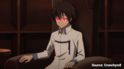Yuuki Kagurazaka red eyes pretending to be under Mariabell Greed control TenSura Season 4