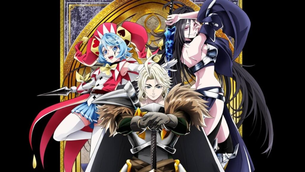 The Exiled Heavy Knight Knows How to Game the System anime key visual for 2026 release
