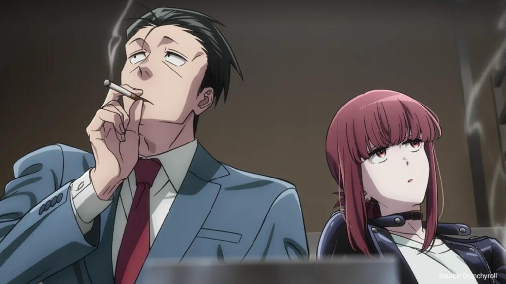 Yamada and Tayama character from Smoking Behind the Supermarket with You